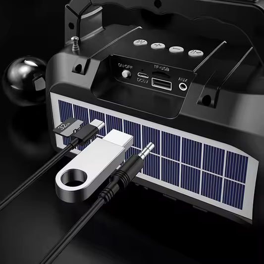 Solar Dual Lamp Speaker (BH-235)