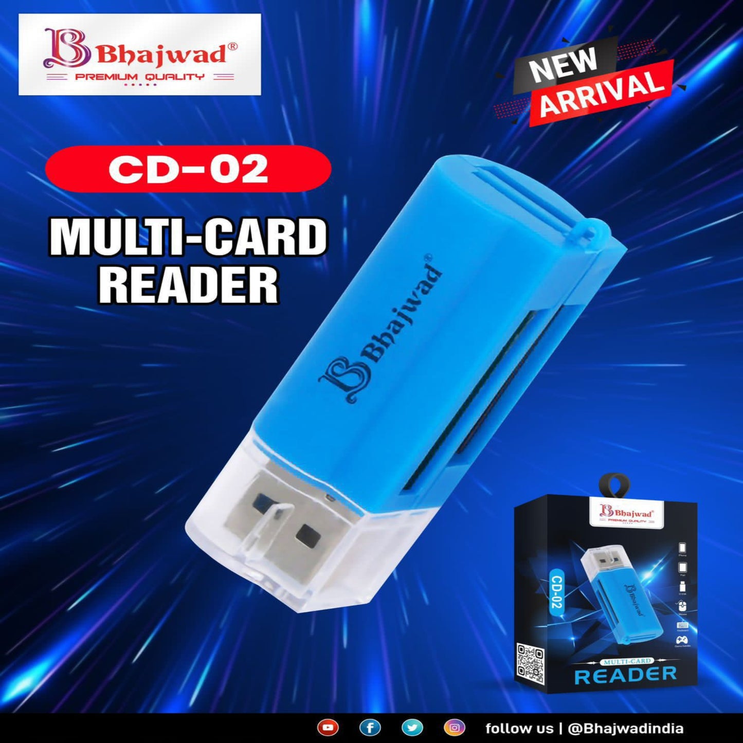 Bhajwad CD-02 Multi-Card Reader