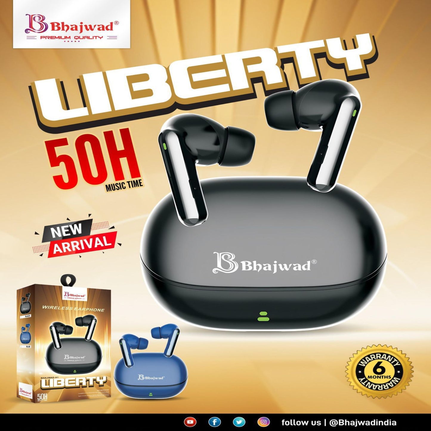 LIBEIRTY Wireless Earbuds