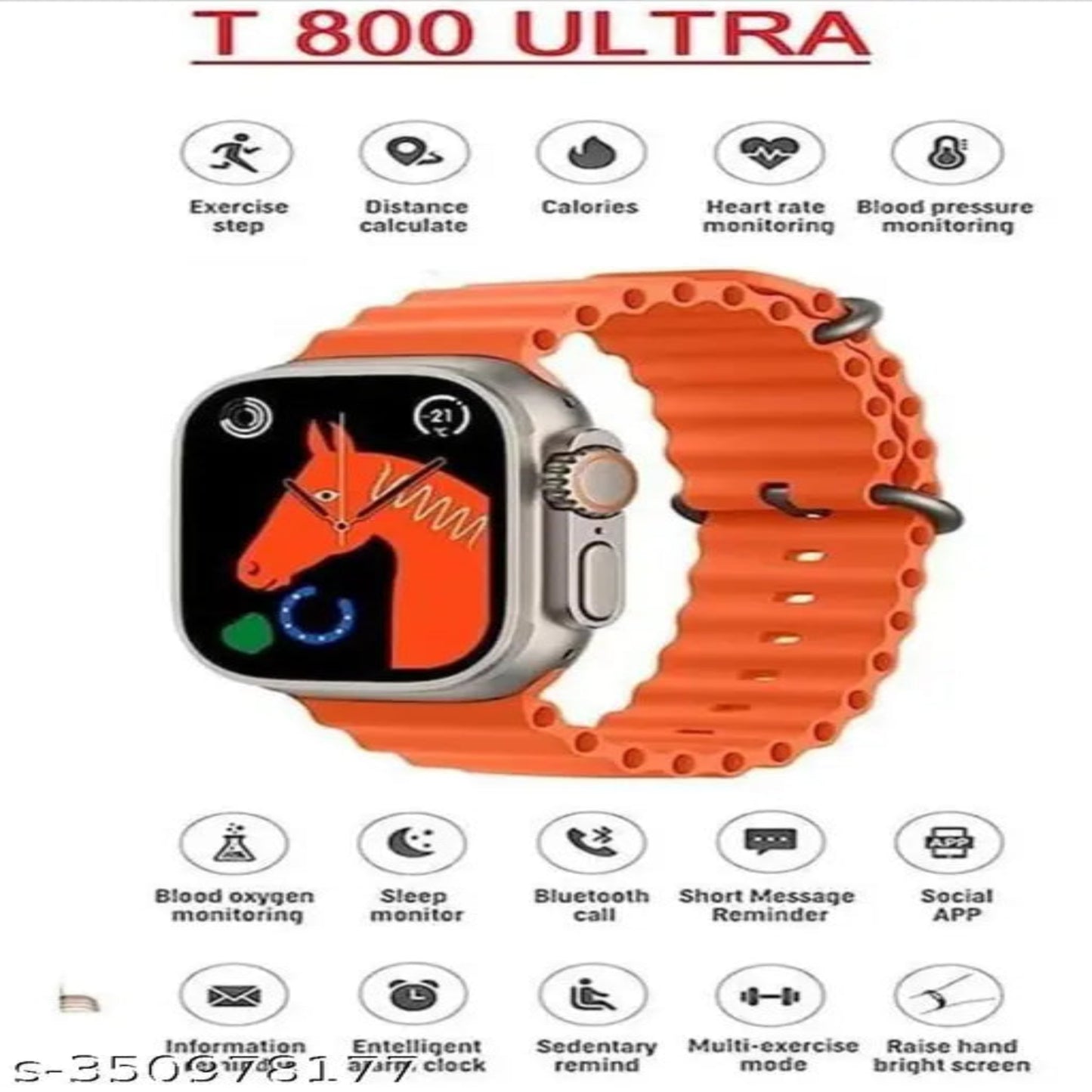 T10 Ultra Smart Watch (2.09” Infinite Display)